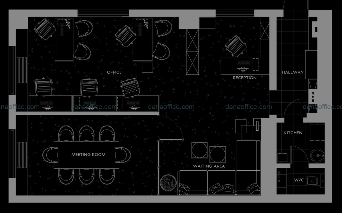 Bản vẽ thiết kế officetel