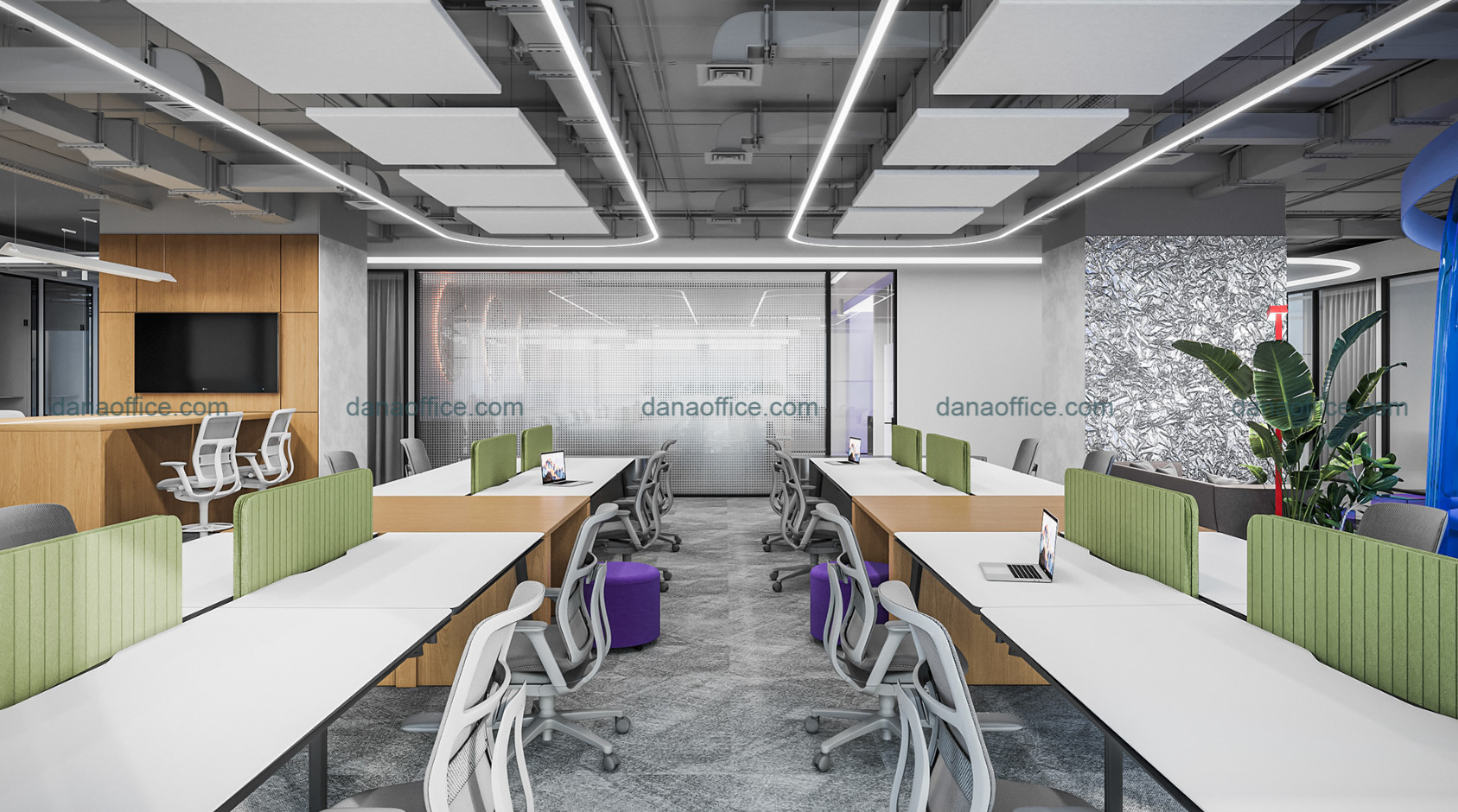 Kiểu thiết kế không gian văn phòng mở