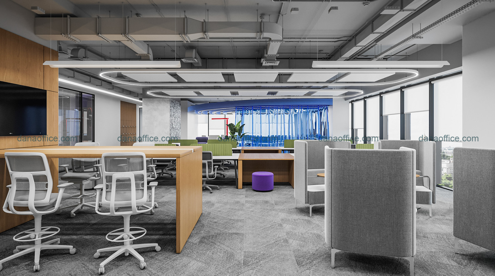 Bố trí nội thất không gian hài hòa