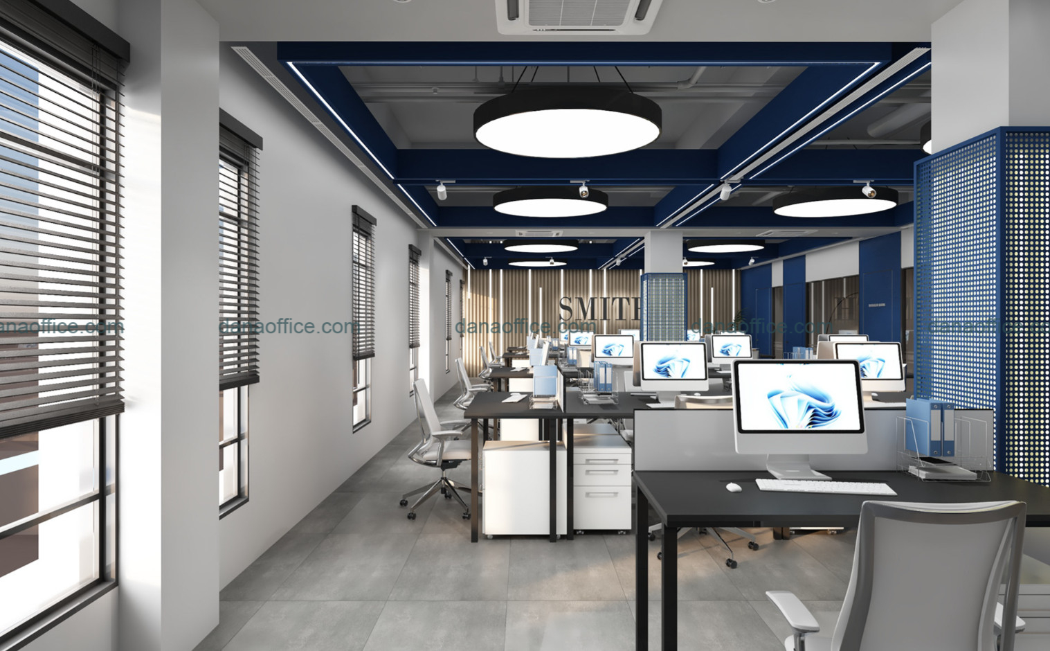 Thiết kế văn phòng tiện nghi