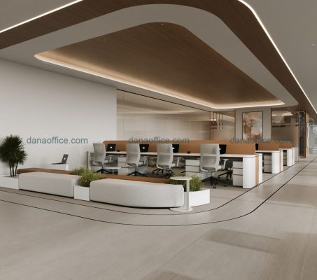 Bố trí phòng làm việc phong cách mở