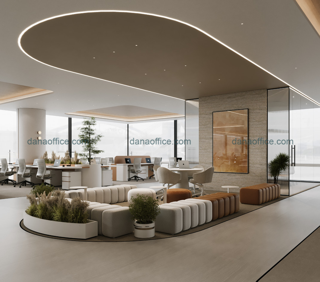 Hình ảnh thiết kế thi công nội thất văn phòng trọn gói chuyên nghiệp