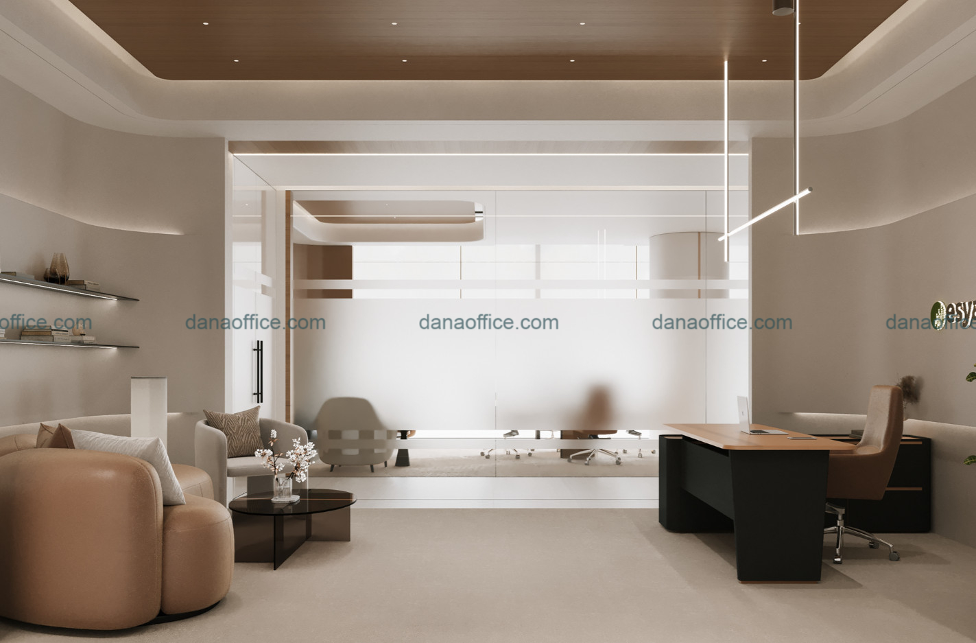 Hình ảnh thiết kế thi công nội thất văn phòng trọn gói chuyên nghiệp