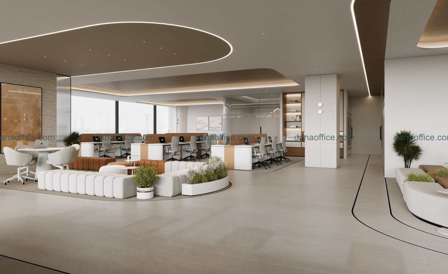 Hình ảnh thiết kế thi công nội thất văn phòng trọn gói chuyên nghiệp