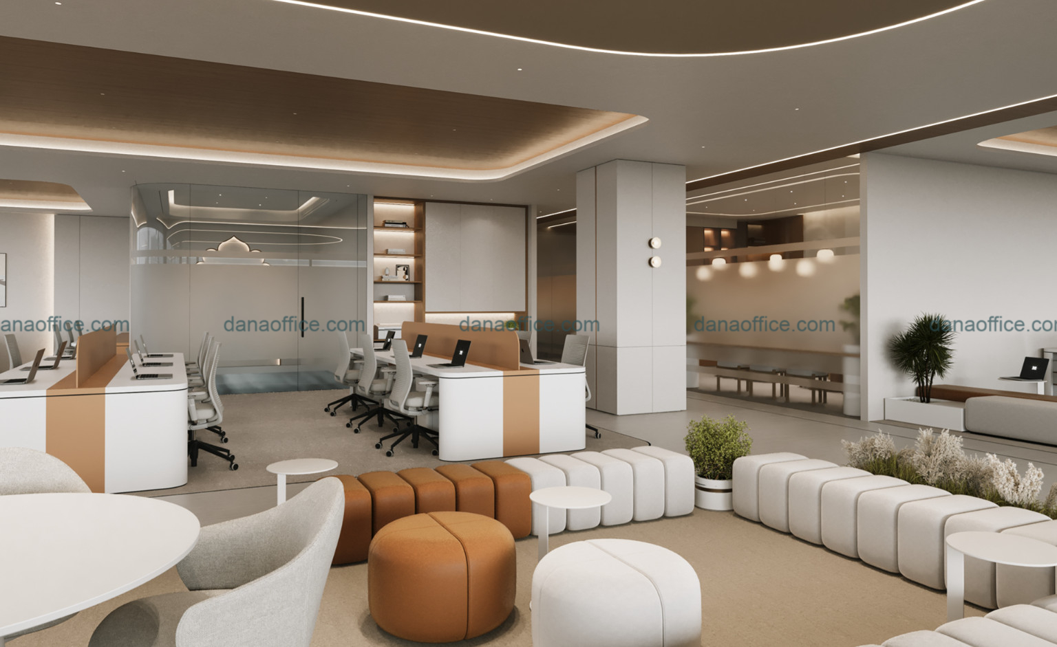 Hình ảnh thiết kế thi công nội thất văn phòng trọn gói chuyên nghiệp