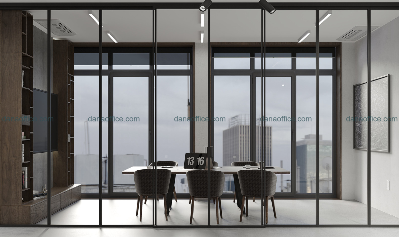 Không gian văn phòng thoáng đãng