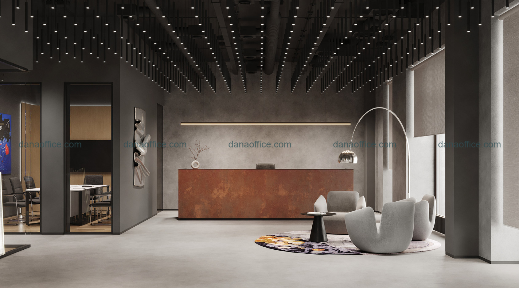 Thiết kế bố trí quầy lễ tân 