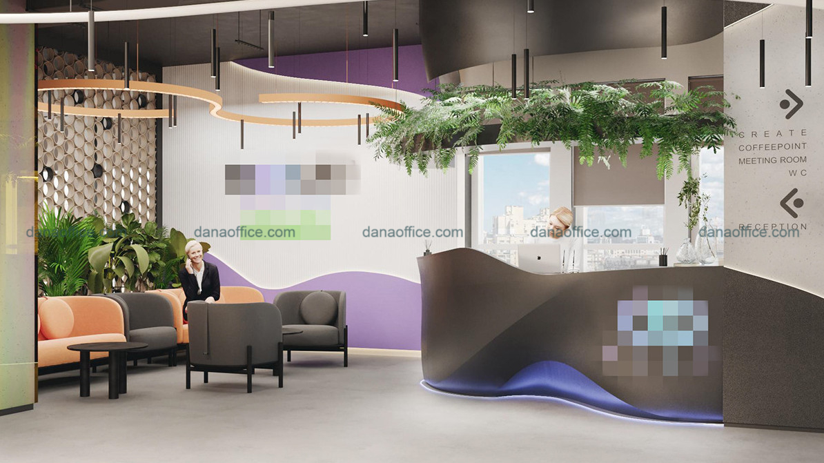 Khu vực phòng lễ tân tiếp khách