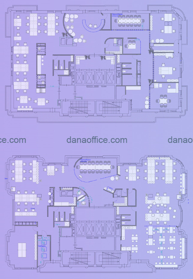 Bản vẽ thiết kế văn phòng làm việc