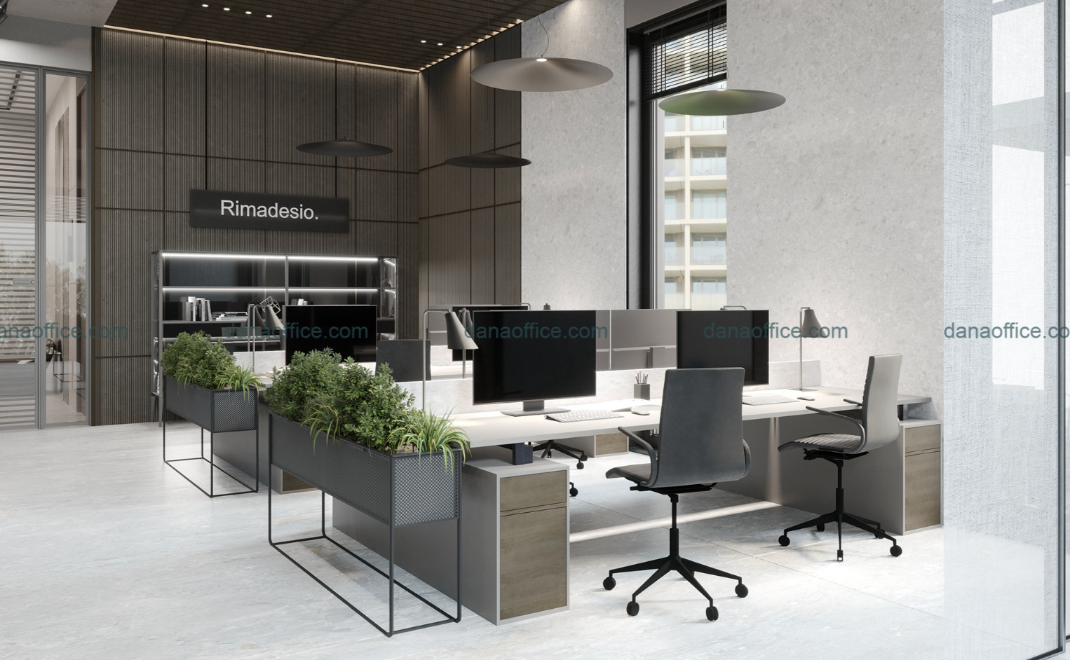Thiết kế nội thất office phong cách hiện đại