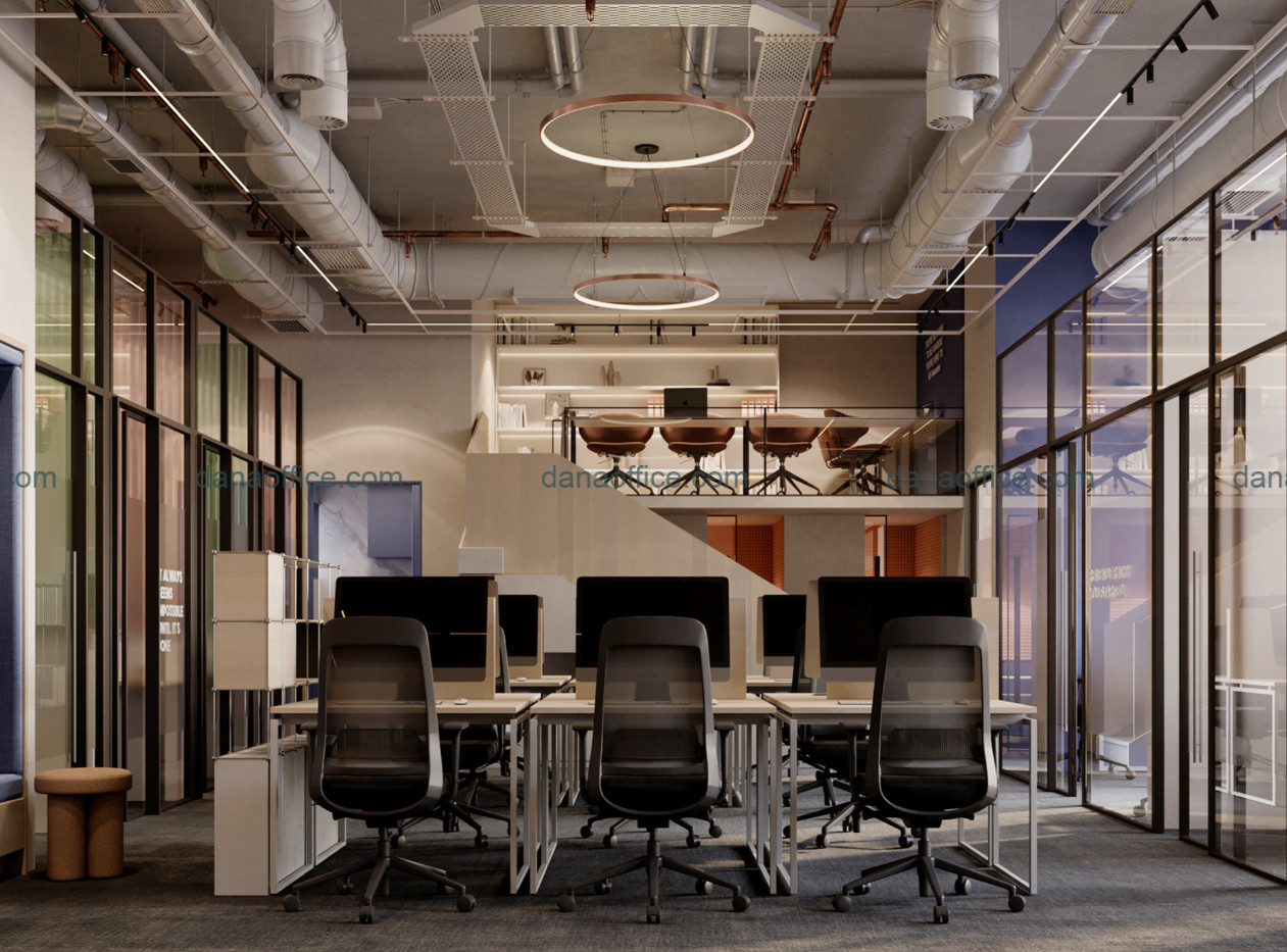 Thiết kế văn phòng làm việc sang trọng