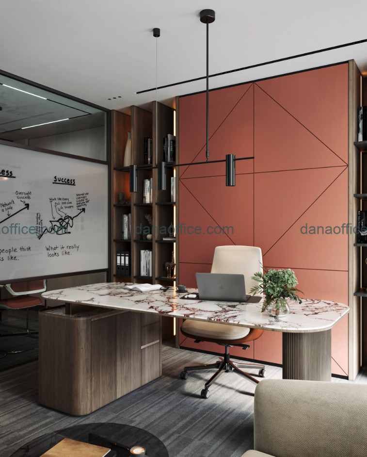 Mẫu thiết kế văn phòng làm việc nhỏ ấn tượng