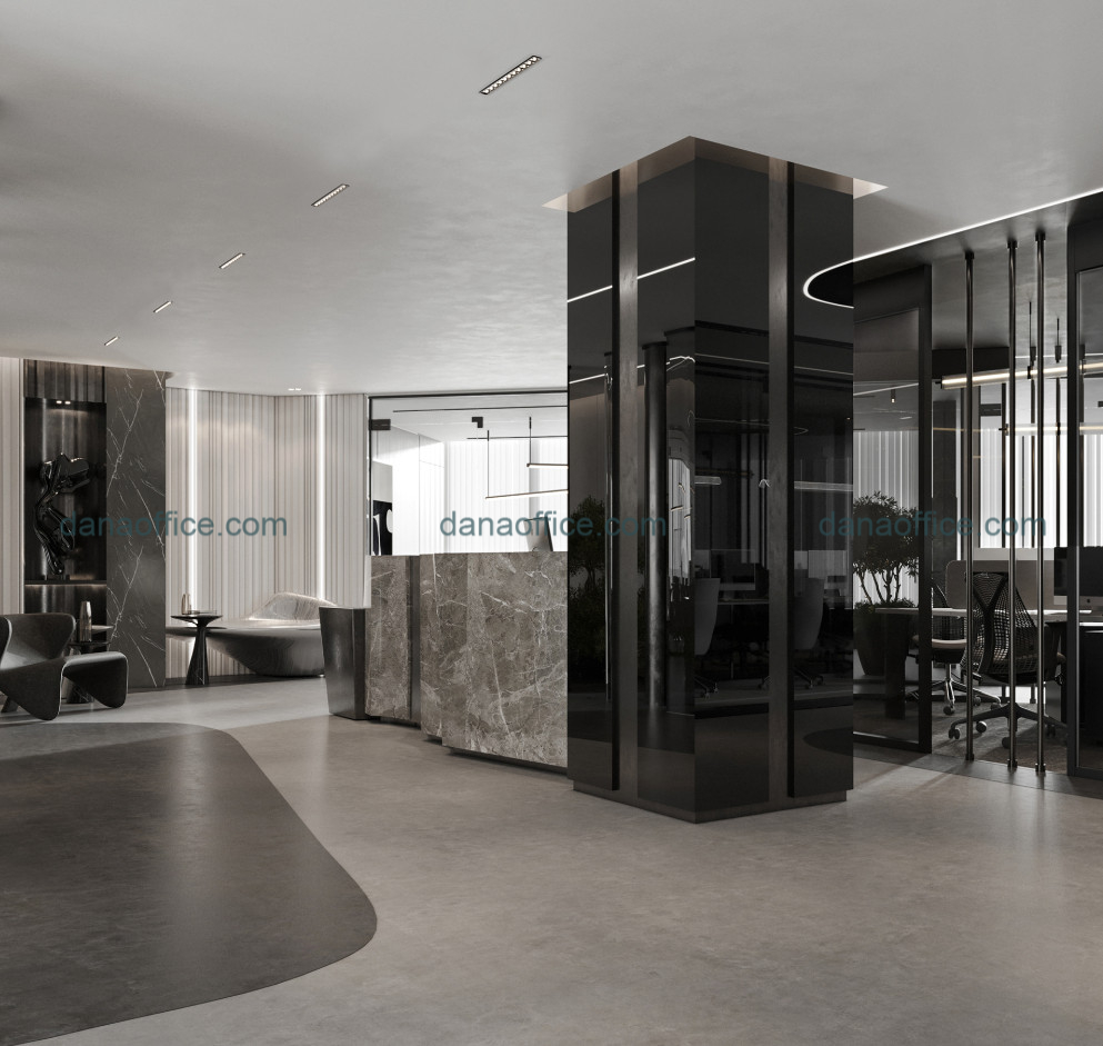 Mẫu thiết kế văn phòng giao dịch