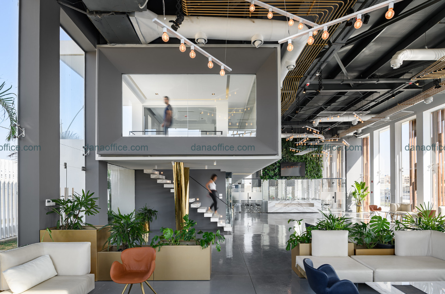 Mẫu thiết kế ấn tượng kết hợp cây xanh