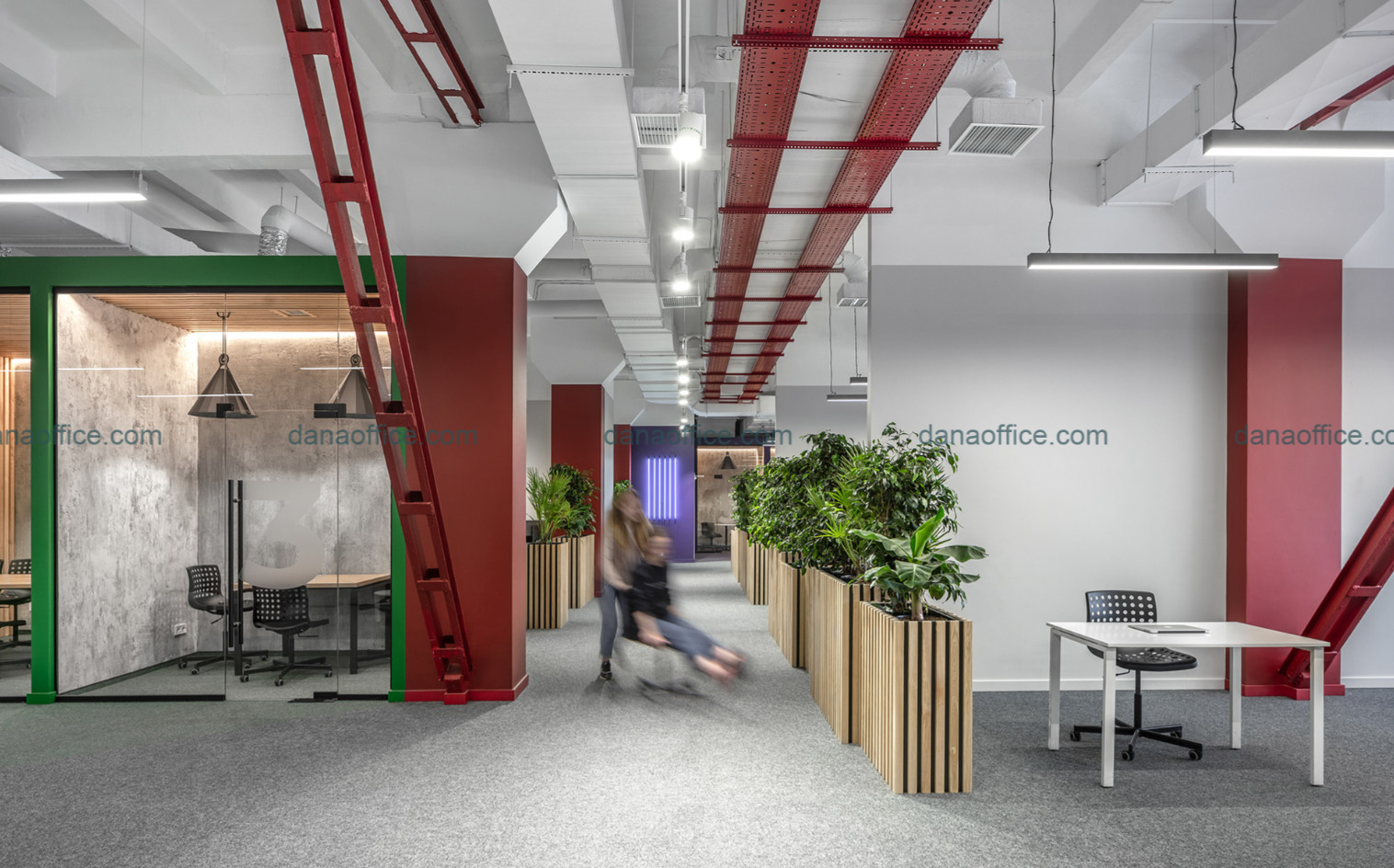 Bố trí cây xanh phong thủy, tươi mát