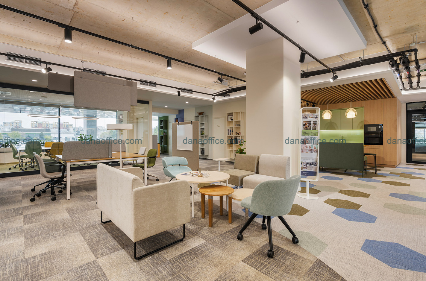 Mẫu thiết kế văn phòng ấn tượng, thời thượng