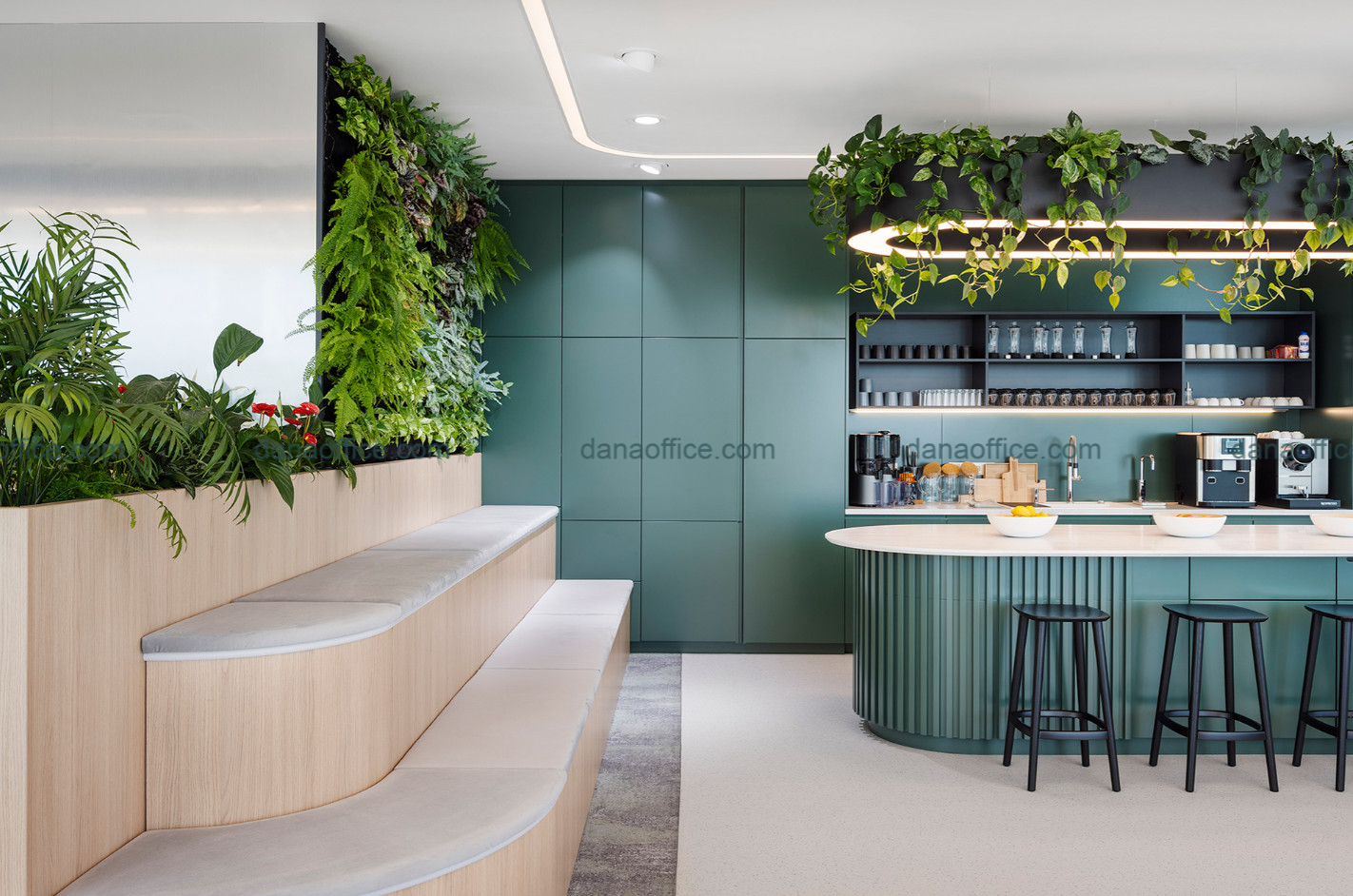 Màu sắc trong thiết kế văn phòng ưa chuộng