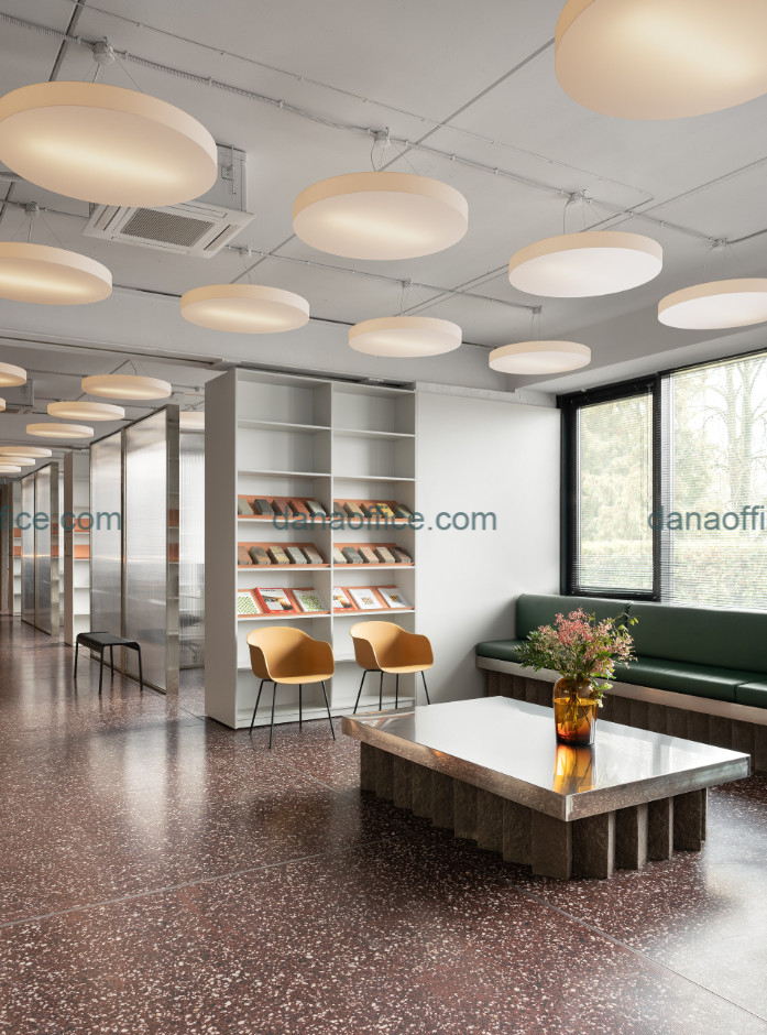 Mẫu thiết kế văn phòng 90m2 ấn tượng