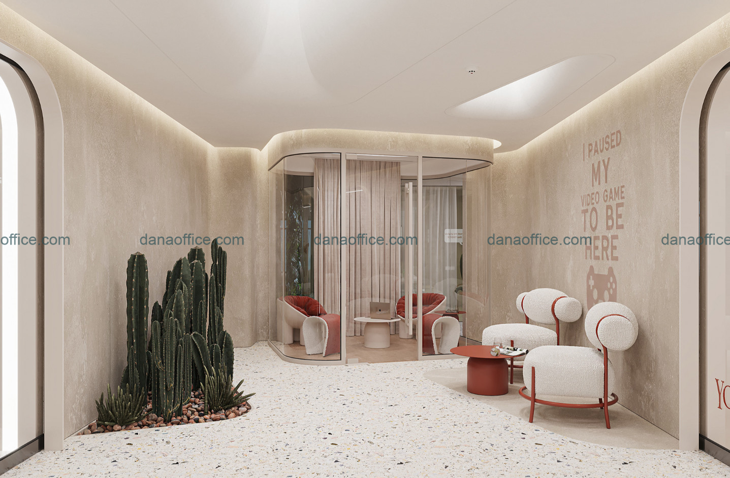 Không gian tiếp khách sang trọng