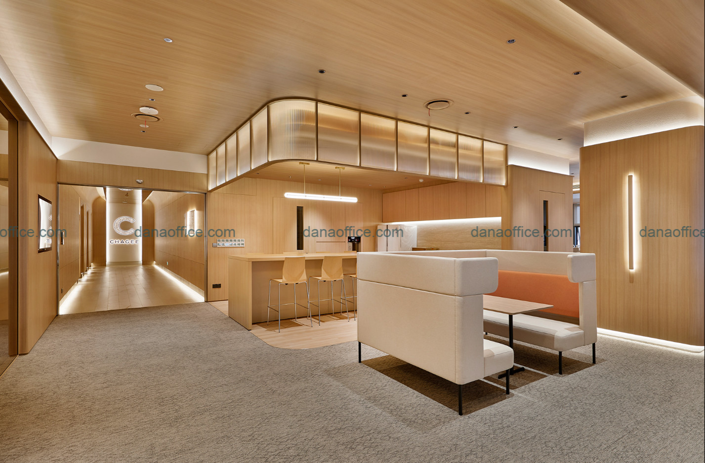 Mẫu thiết kê văn phòng 200m2 ấn tượng