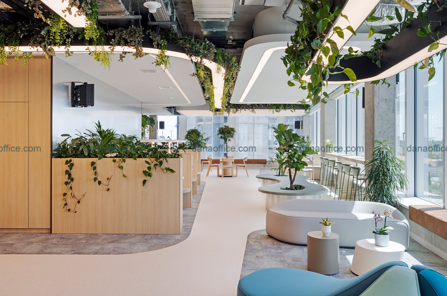 Khu vực văn phòng tiếp khách cực đẹp