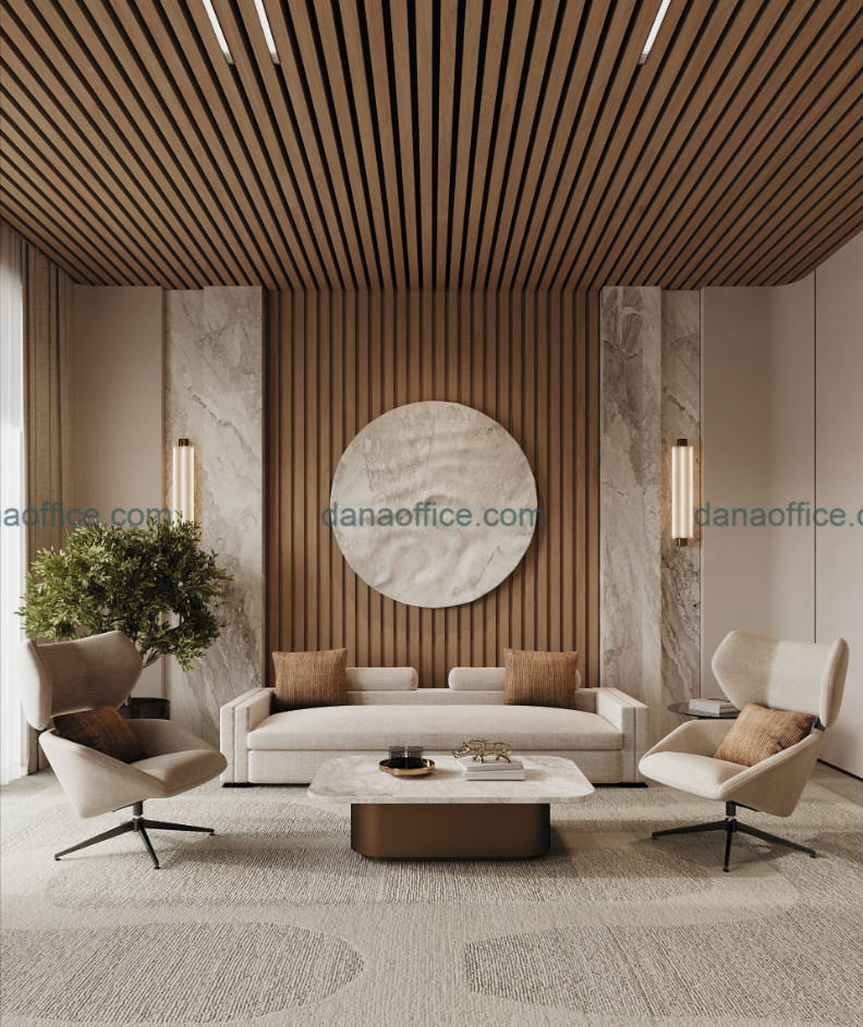 Thiết kế văn phòng không gian mở ấn tượng