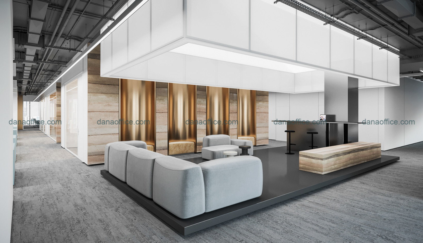 Mẫu thiết kế văn phòng hiện đại