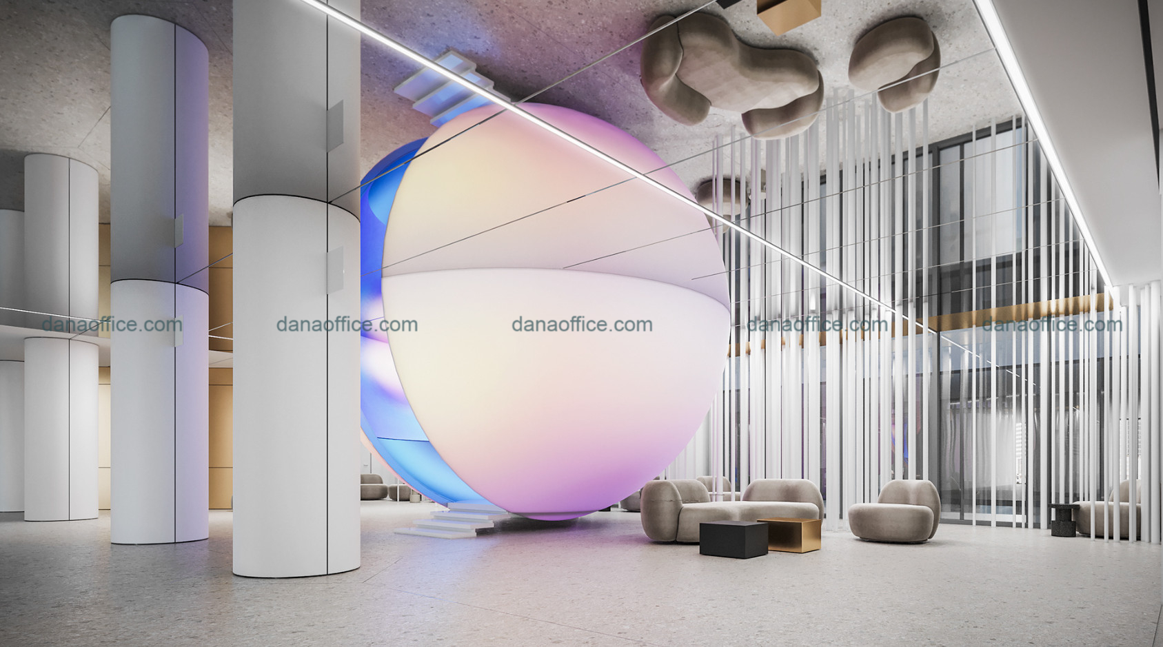 Không gian tiền sảnh cực ấn tượng