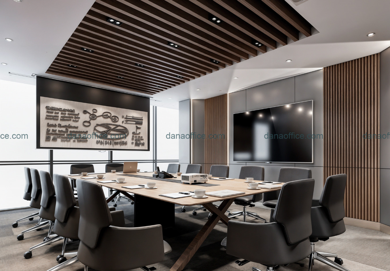 Thiết kế văn phòng cho thuê ấn tượng