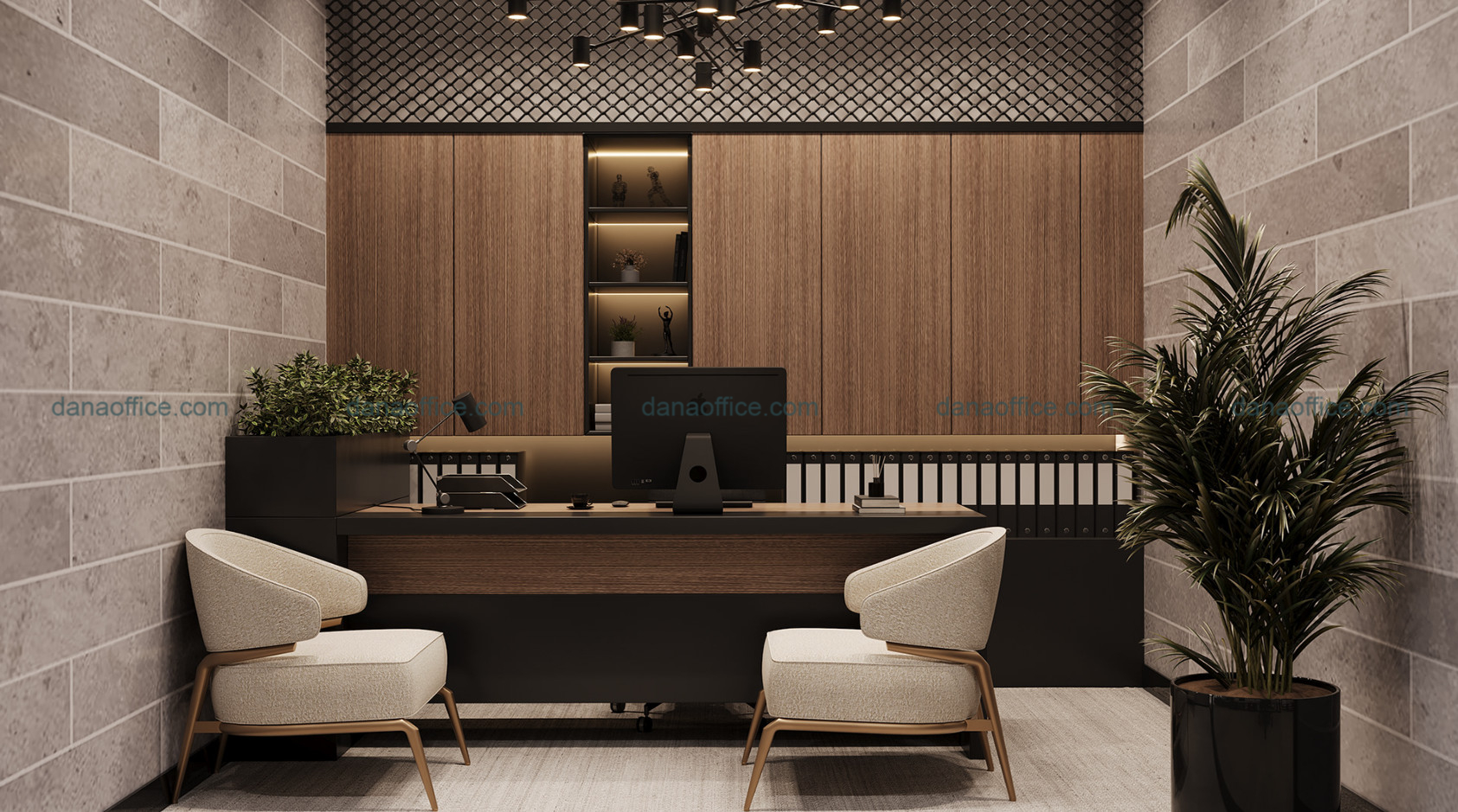 Thiết kế nội thất phòng Giám đốc cực sang trọng