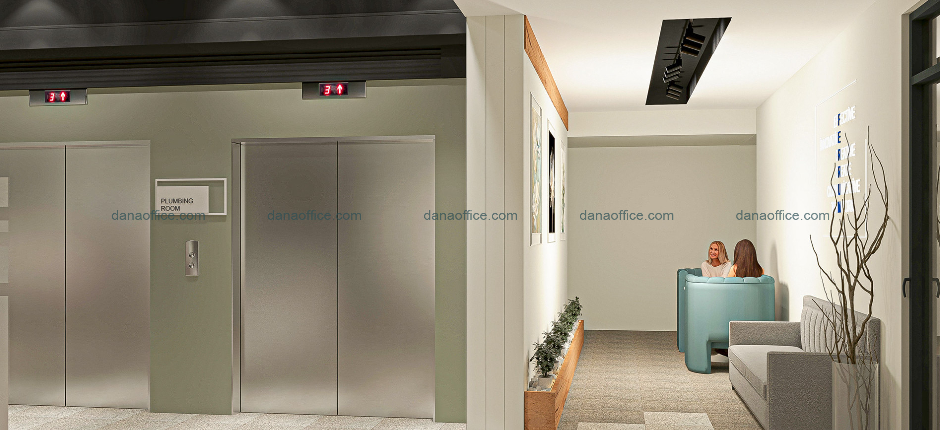 Khu vực hành lang độc đáo