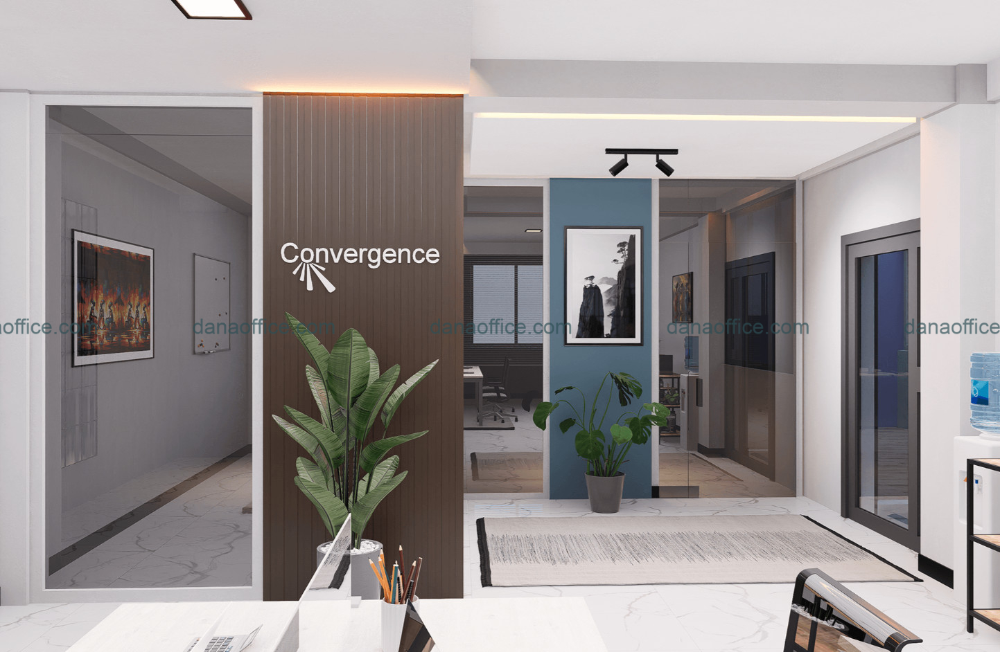 Kết hợp cây xanh thu hút