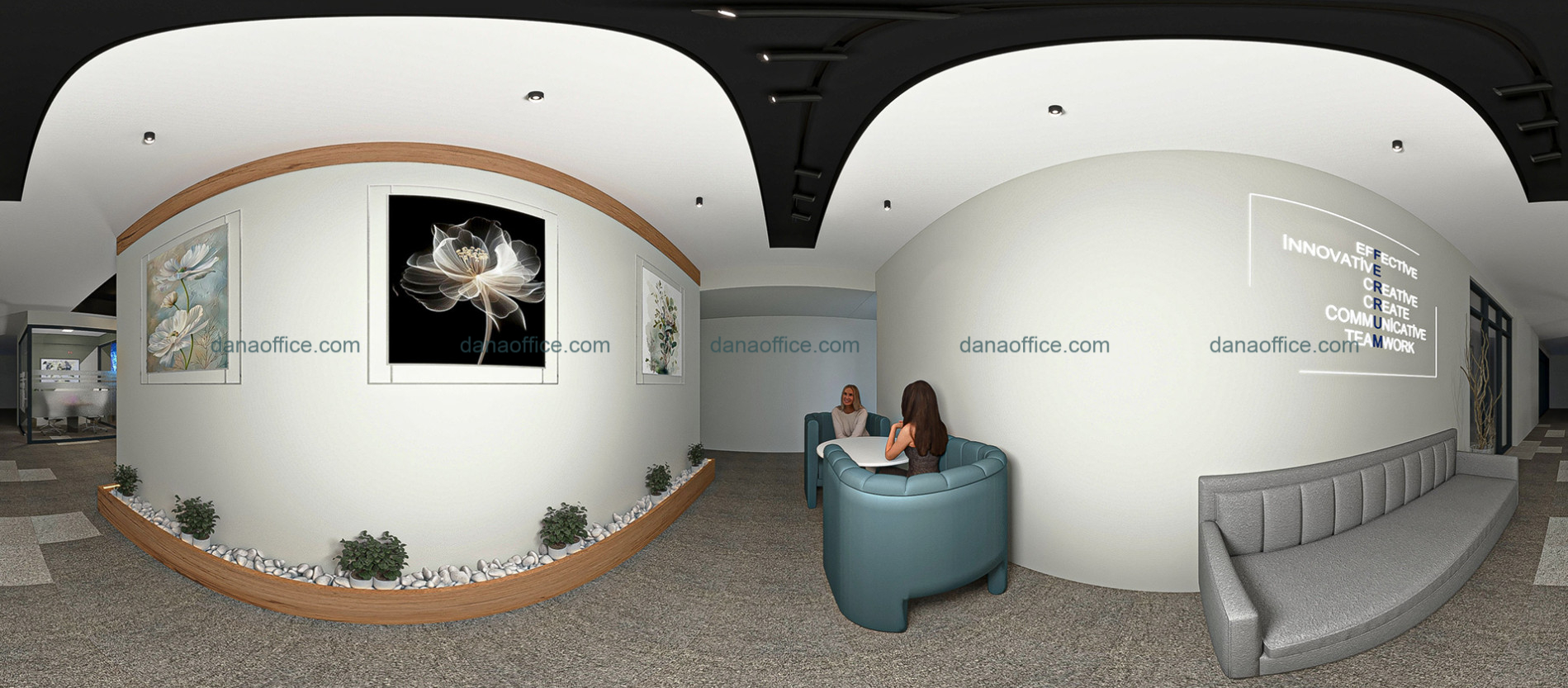 Mẫu thiết kế văn phòng Đà Nẵng ấn tượng