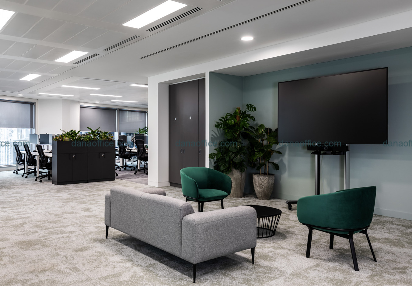 Bố trí cây xanh thu hút