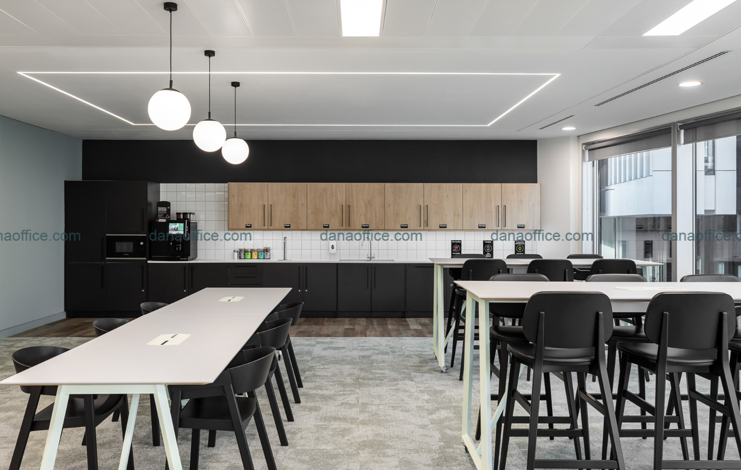 Khu vực phòng ăn sạch sẽ