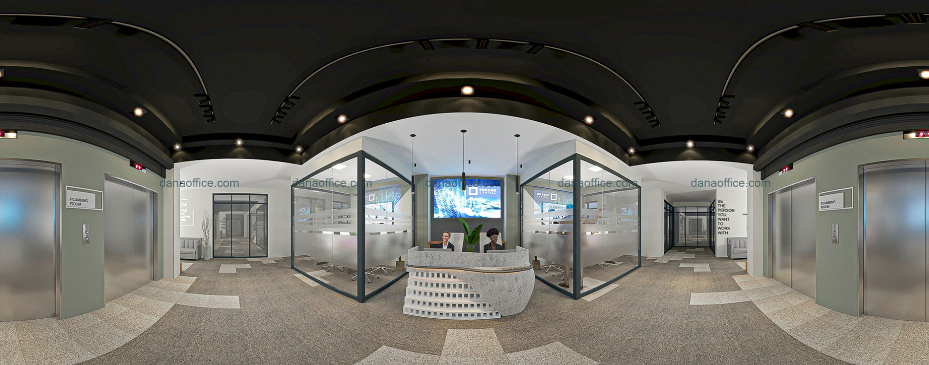 Thiết kế văn phòng làm việc cực độc đáo