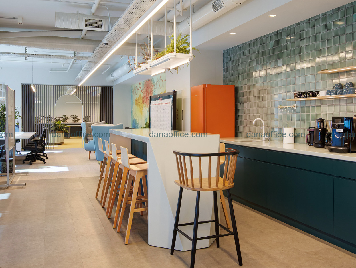 Khu vực pantry, cafe cho nhân viên ấn tượng