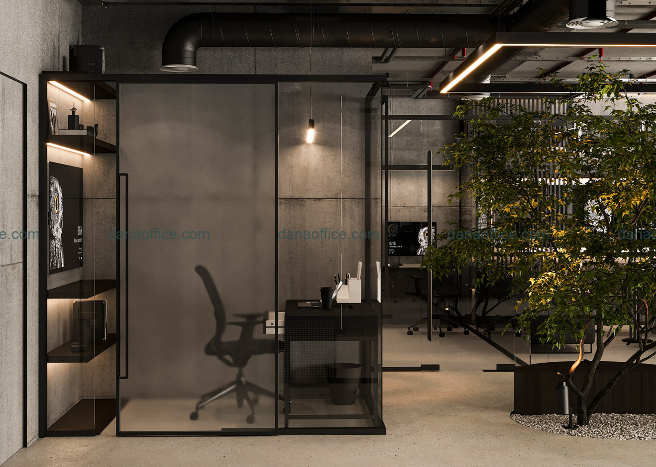 Cây xanh tạo không gian thoáng mát