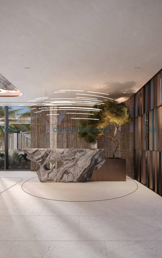 Kế hợp cây xanh hoa học, thu hút