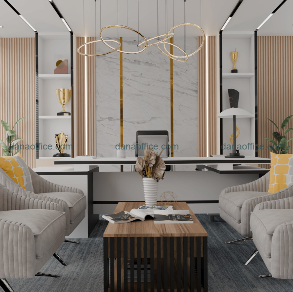 Bố trí khu vực tiếp khách trong phòng Giám đốc