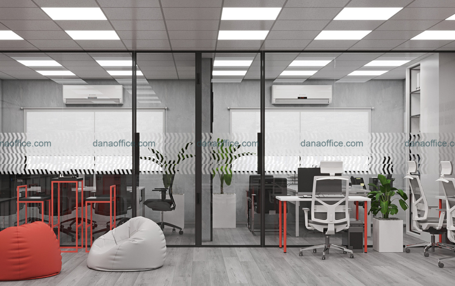 Thiết kế khu vực phòng làm việc khoa học