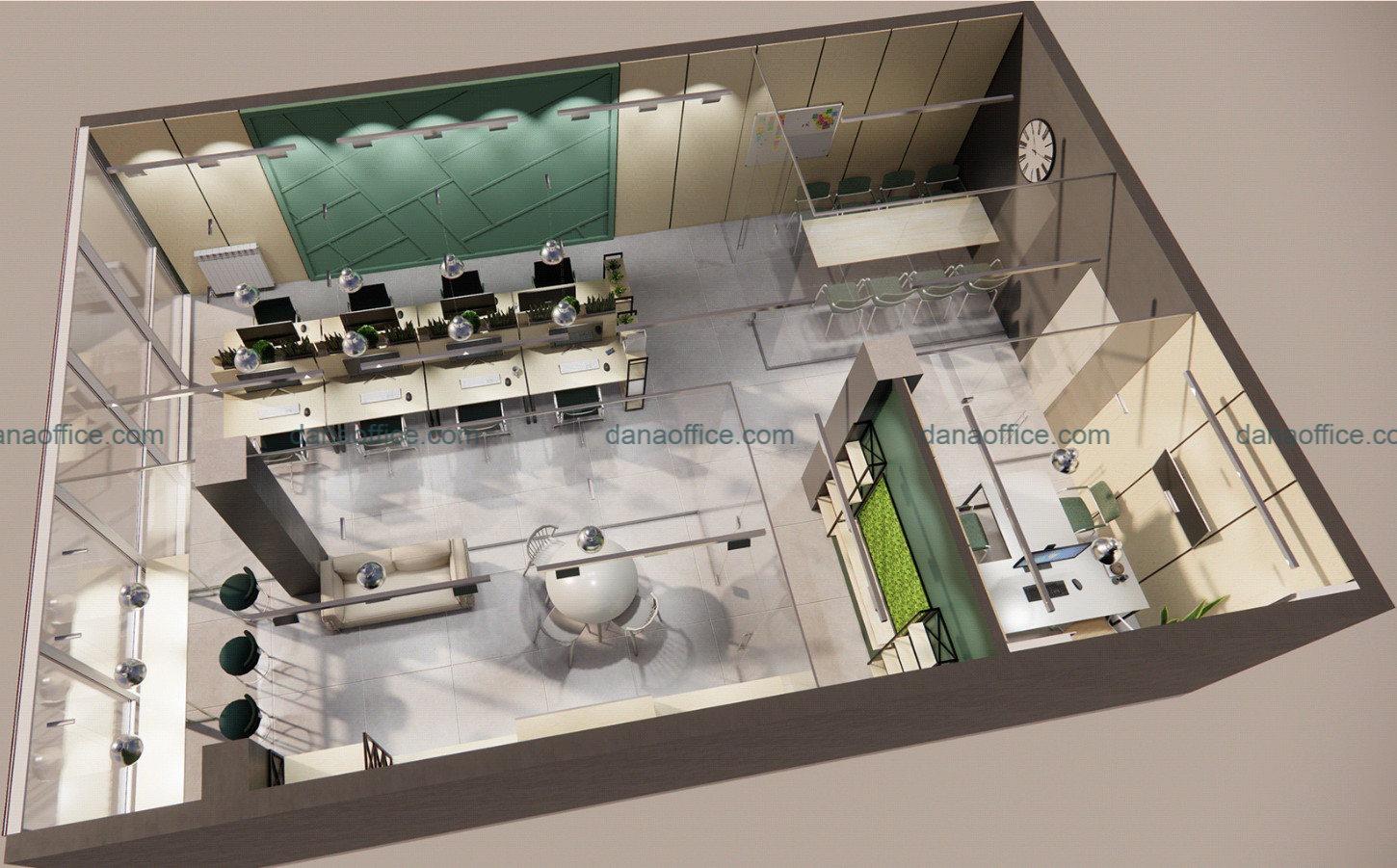 Mẫu thiết kế văn phòng hiện đại tại Đà Nẵng