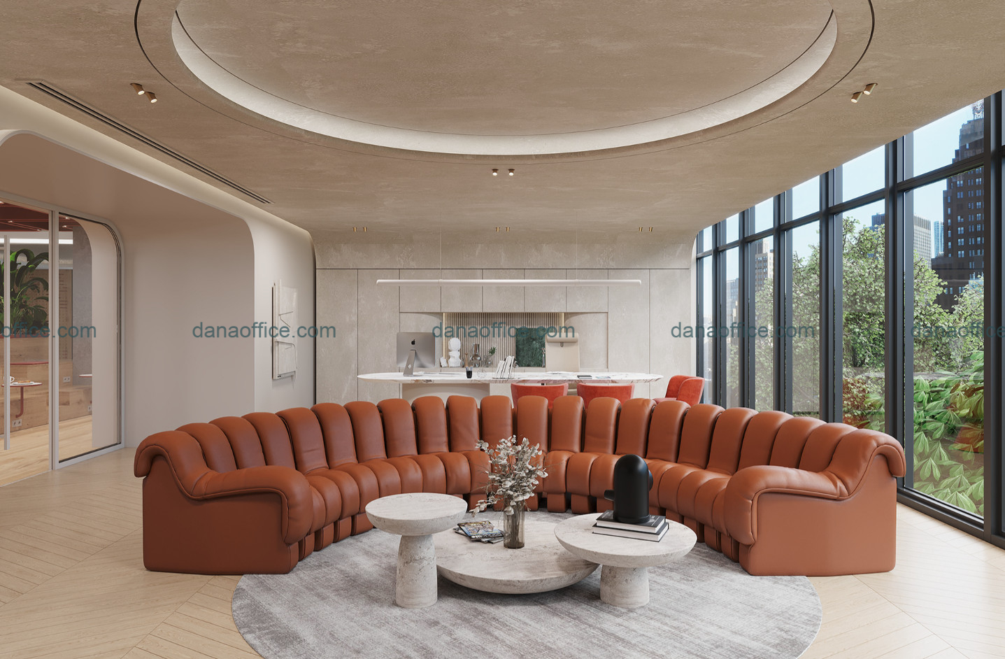 Mẫu thiết kế văn phòng hông gian nhỏ