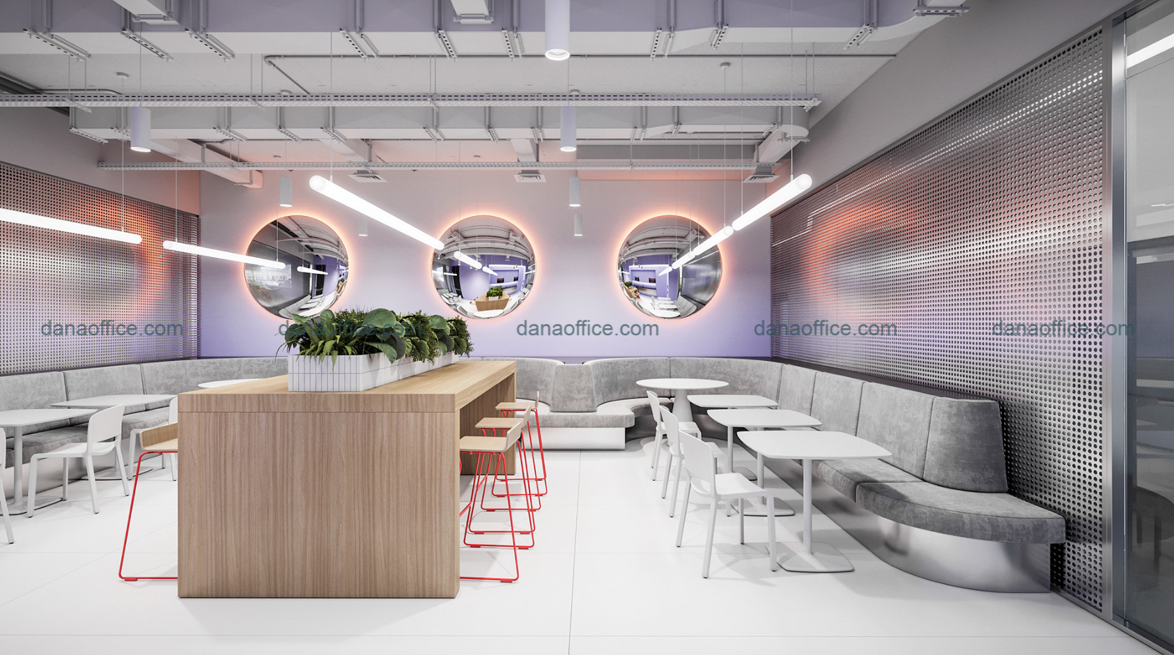 Mẫu thiết kế nội thất văn phòng thu hút