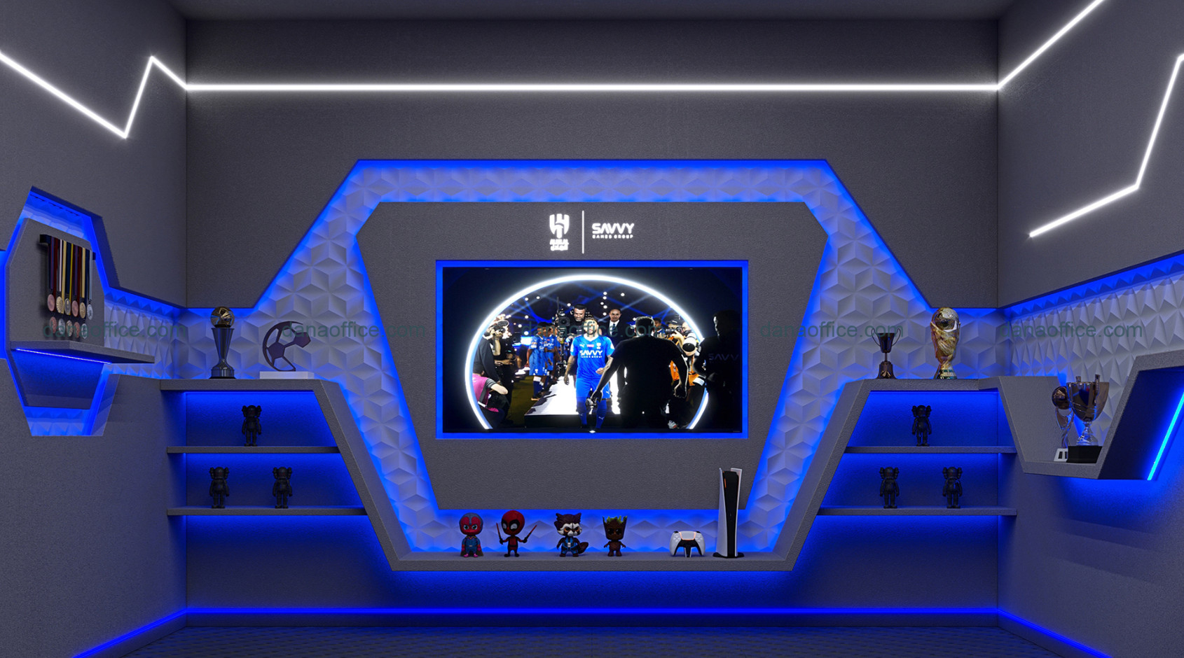 Mẫu thiết kế văn phòng game thu hút